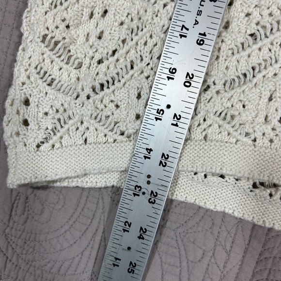 Simply Vera Women's Medium Cotton Crewneck Sweater Vera Wang - Picture 5 of 10